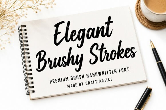 A Handwritten Brush Font for Everyday Business Branding