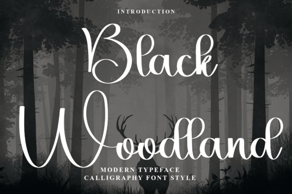 Black Woodland: A Script Font with Soul for Branding