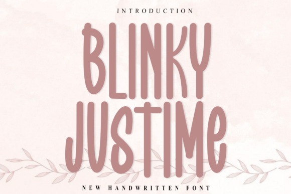 Blinky Justime: The Elegant Script Font Crafters Love