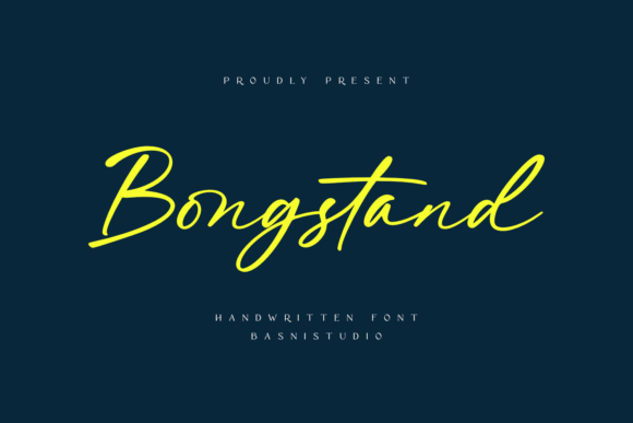 Bongstand: The Handwritten Font That Makes Your Brand Stand Out