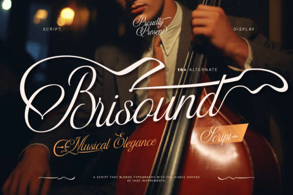 Brisound: A Display Script Font for Memorable Brands