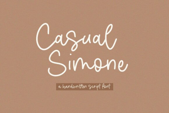 Casual Simone: The Script Font for Digital Storytelling