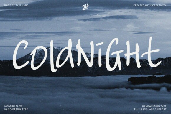 Coldnight: A Handwritten Font for Thoughtful Publishing