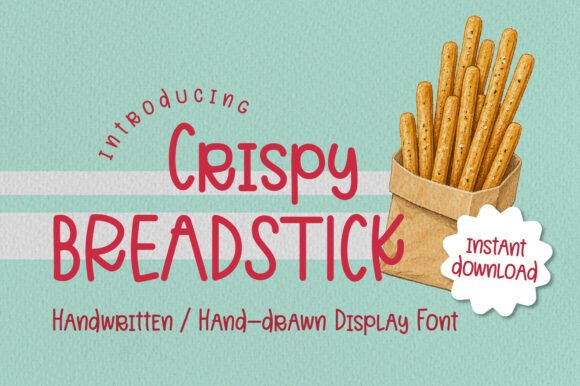 Crispy Breadstick: A Quirky Handwritten Typeface