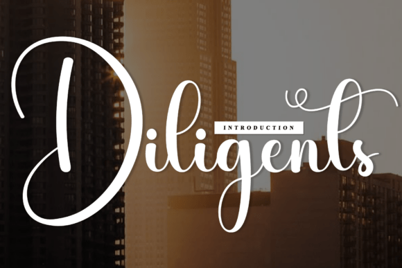 Diligents: A Handwritten Font with Personality for Branding