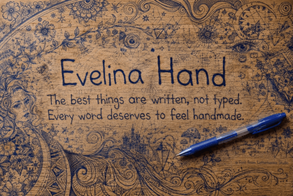 Evelina Hand: A Charming Handwritten Font for Business