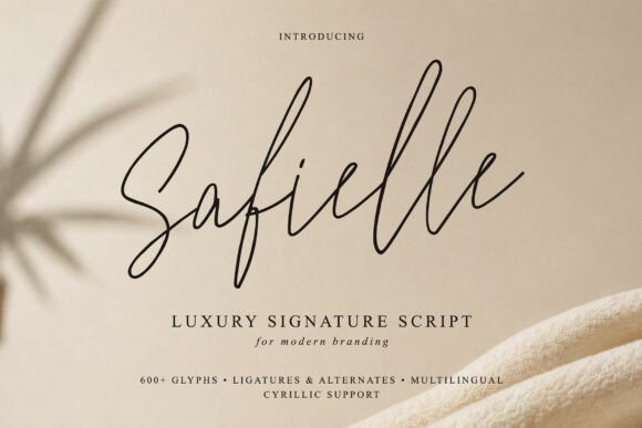 How Safielle Script Font Elevated My Handmade Candle Brand