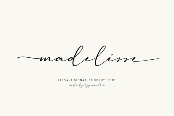 Madelisse: A Refined Signature Script Font for Editorial Design