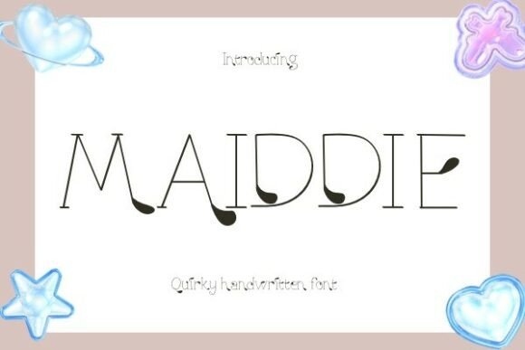 Maiddie: A Handwritten Font With Real Digital Charm