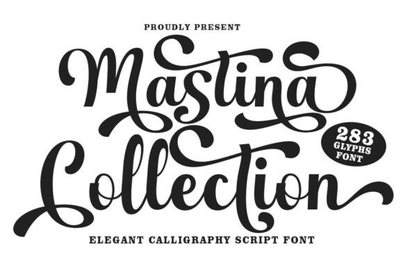 Mastina Collection: A Refined Script Font for Editorial Work