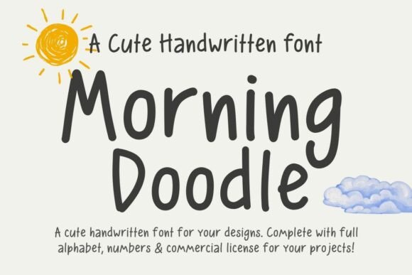 Morning Doodle: A Playful Handwritten Font for Web Designers