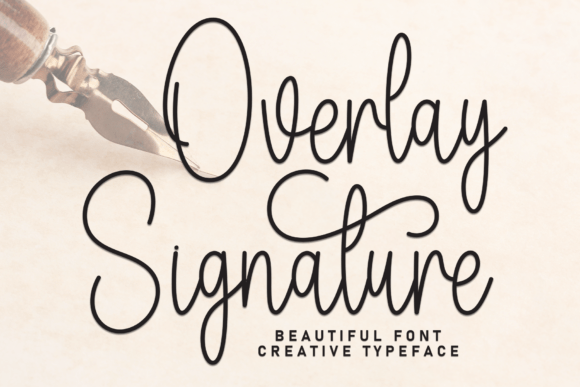 Overlay Signature: A Refined Script Font for Web Designers