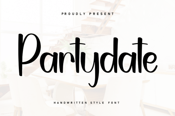 Partydate: A Marker-Style Font with Editorial Charm