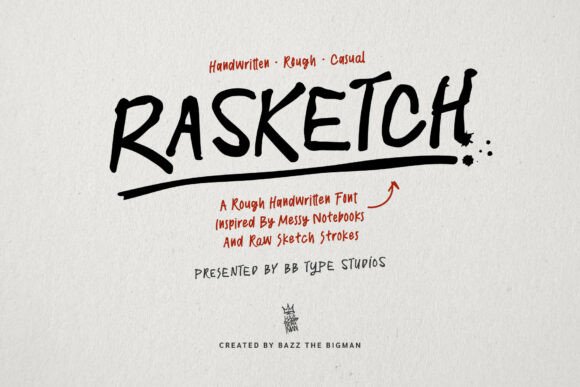 Rasketch: The Handcrafted Font for Authentic Maker Projects