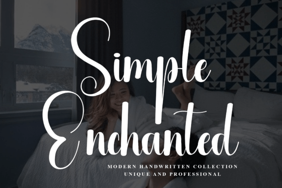 Simple Enchanted: A Crisp Script Font for Modern Campaigns