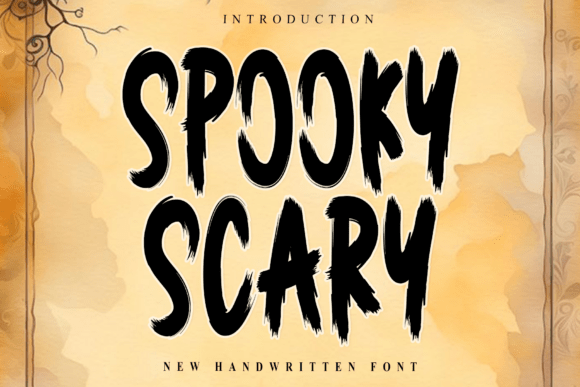 Spooky Scary Font: A Handwritten Typeface for Modern Brands