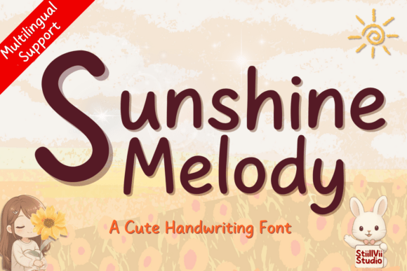 Sunshine Melody: A Script Amp Font with Real Warmth