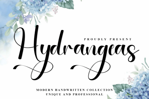 Why Hydrangeas Font Became My Go-To for Airy, Elegant Headlines